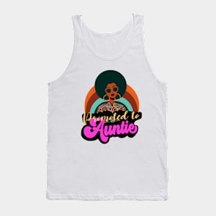 Promoted to Auntie New Baby Announcement Tank Top